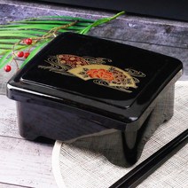 고급 일식 칠기 도시락 용기 찬합 신장어 덮밥