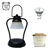 양키캔들 국내제작 타이머 빛조절 미니 캔들워머세트, 타이머 미니워머(블랙), EV스몰자 시어리넨