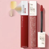 5ml 메이블린 립 스테이 뉴욕 잉크 아마조니안 슈퍼, 기초적인, 210 소프트 핑크 콩 페이스트