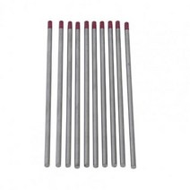 10 개 1.0/1.6/2.0/2.4/3.2/4.0 적색 향하고 텅스텐 바늘 방사선이 필요 없는 용접봉 키트 용접기용, [03] 2point4x150mm, 02 2point4x150mm