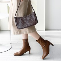 여성용 하일리 스판 앵클부츠 7cm