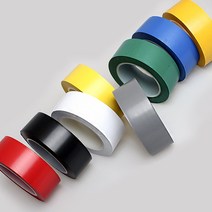 국산 다우 바닥 라인 테이프 난연 40mm x 30M 8가지 색상 테니스 코트라인, 백색