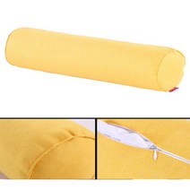 잠자는 용 침대 판 긴 베개 라운드 쿠션 의자 패드 등받이 헤드, 06 10x40cm, 12 Lemon