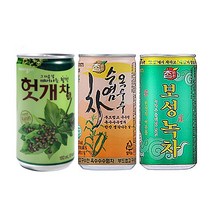헛개차 보성녹차 옥수수수염차 미니캔 각30개 총90개 업소용