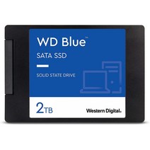 WD 웨스턴디지털 2TB 블루 3D NAND 내장형 SSD SATA III 6Gb/s 2.5/7mm 최대 560MB/s
