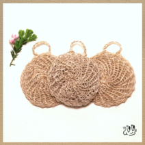 딸랑구즈 삼베수세미 세균걱정 NO! 뽀득뽀득 친환경 국산 100%, C-오오오 헹굼세트 : 코팅2일반1, 1개, 1개