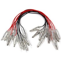 SA 안전 집게달린 짧은전선(10개1조)