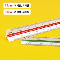 VEDANA_ 삼각스케일 자 15cm 30cm 방안 도형 휴대용 문구 아크릴 눈금 직각 모양 제도 세트2P 삼각자 세트 초등학생자 방한자 알파벳 5361238p, 제품선택, 15cm - 고배율