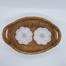 레이스 컵받침 테이블웨어 티코스터 일본 컵받침 11종 J0001, 10번