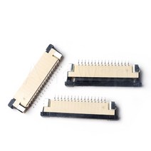 5 개/몫 FFC/FPC 간격 1.0mm 드로우아웃 타입 플랫 케이블 커넥터 4/5/6/7/8/9/10/11/12/14/16/18/20/22, 16 30 마력_02 Lower Contact
