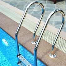수영장 사다리 발판 계단 안전바 손잡이 지주 스테인리스 스틸 단계