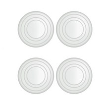 차량 방음 흡음 몰딩 고무 테이프 패드 4pcs 자동차 도어 자동 버퍼 부두 기아 Ceed Mohave OPTIMA Carens Borrego CADENZA Picanto SHUM, [02] 4 Pcs White