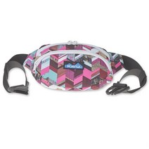 카부 KAVU 관중 벨트 백 폴리에스터 힙 패니 팩 - 선셋 블록, Sunset Blocks