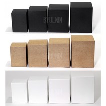 3온즈 5온즈 7온즈 9온즈 캔들 상자 (포장박스) 1개 10개, 1개입, 화이트