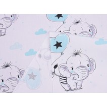 퀼트 수입린넨원단 광목 린넨 캔버스 누빔 피드색 지지미 원단 천 160 cm 50 cm 풍선 코끼리 신생아 키즈 코튼 패브릭 인쇄 천 재봉 퀼트 침구 의류 드레스 패치 워크, a