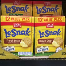 Uncle Tobys Le Snak French Onion Dip & Crackers 엉클토비 르스낵 프렌치 오니언 크래커264gx2팩, 1개, 264g