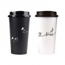 국산 리유저블 텀블러(500ml) 기념품제작 판촉물 소량제작 10개, 화이트10개, 500ml