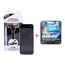 (뉴)레이저핏 슬라이드 (2021년)+프로쉴드 면도날4입, 3.레이저핏 슬라이드+프로쉴드 칠 면도날4입