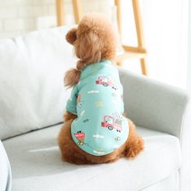 도그월드 강아지 고양이 기모 맨투맨, 기모 맨투맨 차 민트