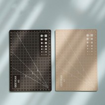 투컬러 커팅매트 A5 데스크패드 컷팅매트 칼판 칼 재단
