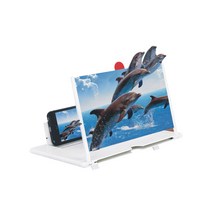 스마트폰 화면 확대스크린 확대경돋보기 12인치 레드, 단품, 단품