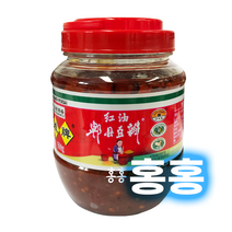 홍홍 중국식품 홍유 비현 피현 두반장 중국된장 중국소스, 500g, 1개