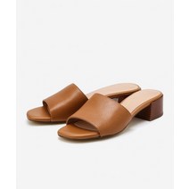 COLE HAAN Calli 여성 로우 힐 슬라이드 브라운 WIDTHB