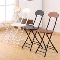 모던 인테리어 원목 등받이 접이식 의자 우드 폴딩 체어 거실 식탁 사무실 카페 의자 편안하고 튼튼한 의자, 오크