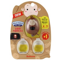 불스원 폴라패밀리 캐릭터 차량용 통풍구 방향제 키키 4.3ml, 2p, 1개