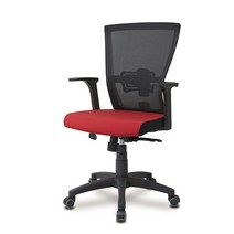 [천삼백케이] [오플로어] 누클리어 B형 중 사무용 의자 빨강, 단품