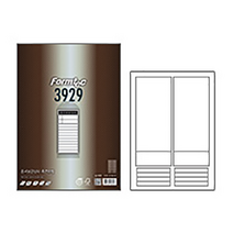 폼텍 화일인덱스용 라벨용지 LQ-3929 문서보관상자측면라벨 20매