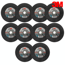 3M 실버 silver 5인치 절단석 보급형 금속가공 철로 조선, 10개