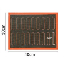 천공 실리콘 베이킹 매트 붙지 않는 오븐 시트 라이너 베이커리 도구 쿠키 용 과자 마카롱 패드 주방 빵집 액세서리, 업데이트된 40x30cm