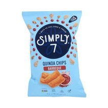 심플리 7 퀴노아 칩스 글루텐 프리 바비큐 3.5 oz, 1팩