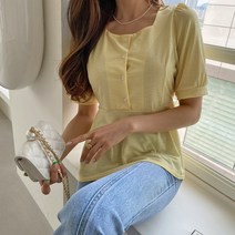 겟잇미 여로슨 셔링 프릴 퍼프 블라우스