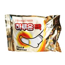신발속 따뜻한 하루온팩 발난로 2개(총20매) 발에붙이는핫팩 국산온열팩 겨울방한용품 FOOT WARMER