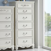 가구대장 클라라 W650 크림 화이트엔틱 6단 서랍장 CL-35, 상세페이지 참조