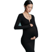 만삭촬영 임부 만삭 원피스 슬림 임산부 드레스 dr11414