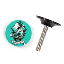 호환 CNC 자전거 스템 탑 캡 헤드셋 커버. 볼트 포함. 1