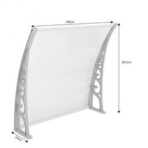 shade window door sun canopy 중공 시트 awning protection canopy awning 대피소 현관 앞 비 지붕 전망대 정원 hwc, 협력사, 60x100cm, 보여진 바와 같이