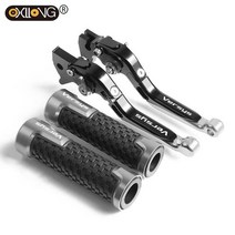 가와사키 VERSYS 650 바이크 오토바이 브레이크 클러치 레버 및 7/8 22MM 핸들 바 그립 CC 액세서리, [04] VERSYS650cc-