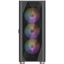 쓰리알시스템 미들타워 올인원 블랙 R600