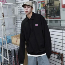 어리플 남성 캐주얼 가을 긴팔 카라 맨투맨