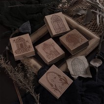 빈티지 감성 대문 다꾸 스탬프 8종, E (WS-520)