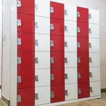 사물함 독서실 도서관 학교 개인 사무용 개인수납장 전자키사물함 보호구함 헬스장 목욕탕, 지역별 수량별 차등적용/ 전화문의 필수, 4 노랑, 단추손잡이