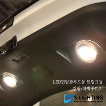 (새일)에스라이팅 차량용 LED 캠핑카실내원형매립등 카라반천장등 트렁크보조등 무드등