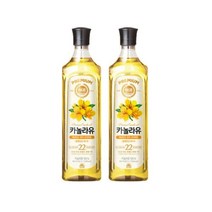 백설 카놀라유, 900ml, 4개