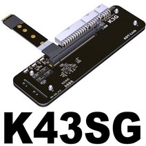 egpu ADT R43SG 4.0 노트북 PC 그래픽 카드 외장 PCI-E ~ M.2 NVMe 라이저 eGPU 도킹 스테이션 25/50CM, 03 K43SG_01 25cm