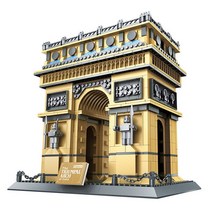 2023 파리 프랑스 개선문 컬렉션 빌딩 블록 세트 클래식 모델 신제품 1401pcs, 01 Without box