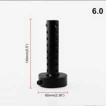 DB 킬러 소음기 아이언 엘리미네이터 BMW K1200S K1300 SRGT S1000RR 혼다 CBR125R CRF250R, black-140x60mm